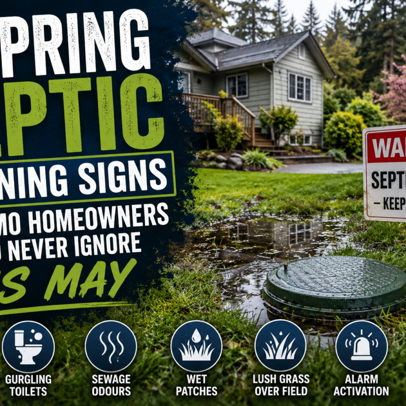 7 Spring Septic Warning Signs Nanaimo Homeowners Should Never Ignore This May