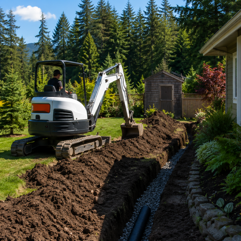 Spring Excavation in Nanaimo: When to Schedule Fencing, Grading, and Drainage Projects