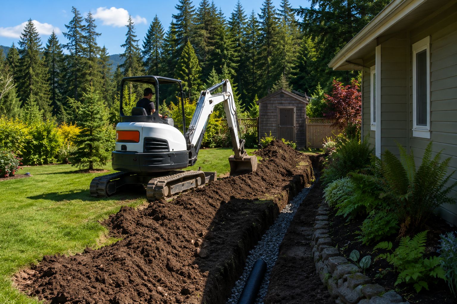 Spring Excavation in Nanaimo: When to Schedule Fencing, Grading, and Drainage Projects