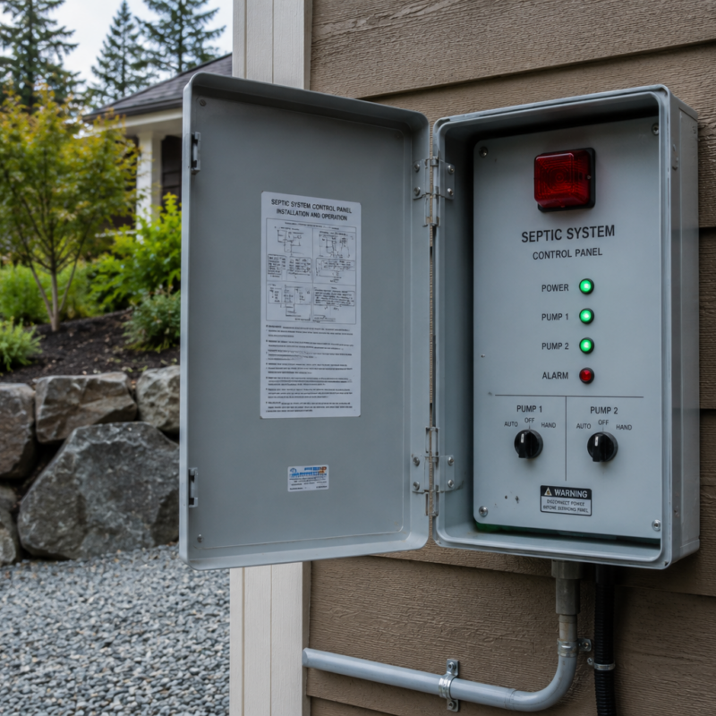 septic system control panel