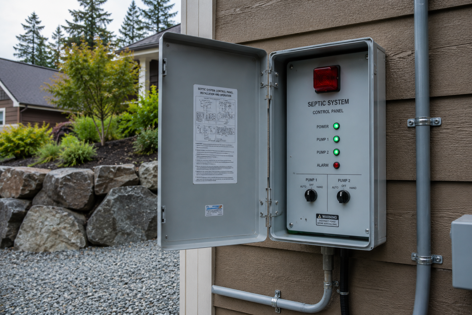 septic system control panel