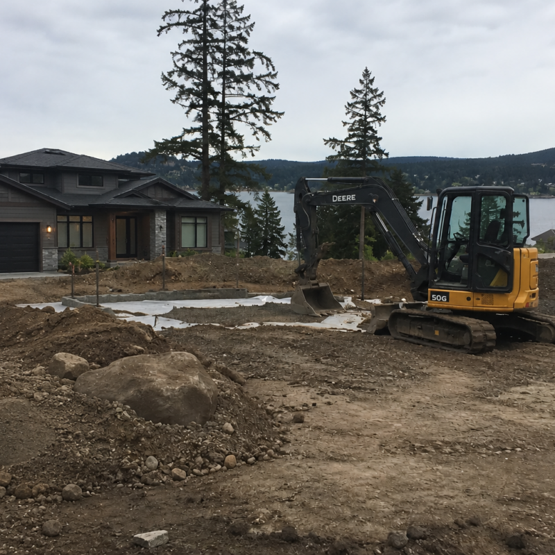 Excavation Permits and Site Prep on Vancouver Island