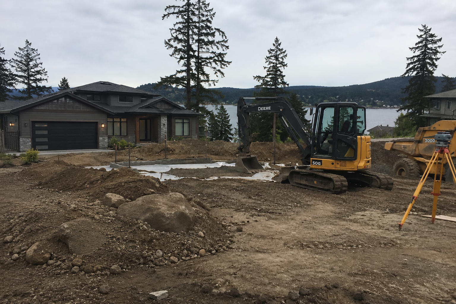 Excavation Permits and Site Prep on Vancouver Island
